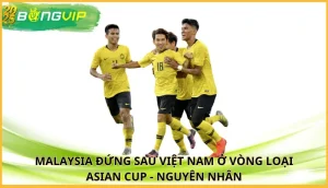 Malaysia đứng sau Việt Nam ở vòng loại Asian Cup