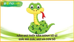 Nằm mơ thấy rắn đánh số gì