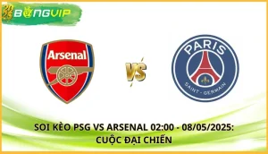 soi kèo PSG vs Arsenal